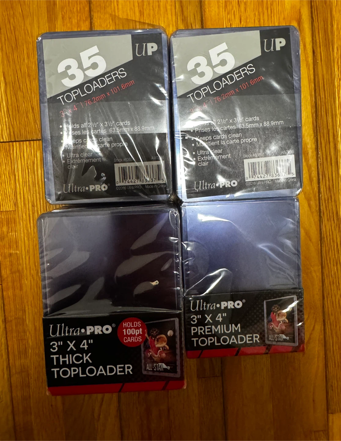 Ultra Pro Card Toploaders Assortment