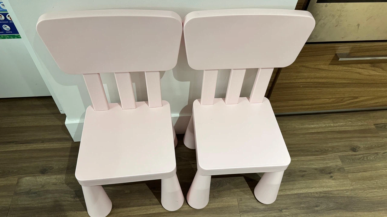 Two IKEA Mammut Childrens Chairs