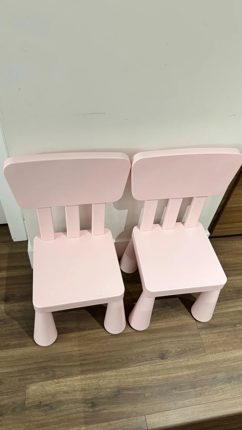 Two IKEA Mammut Childrens Chairs - photo 2