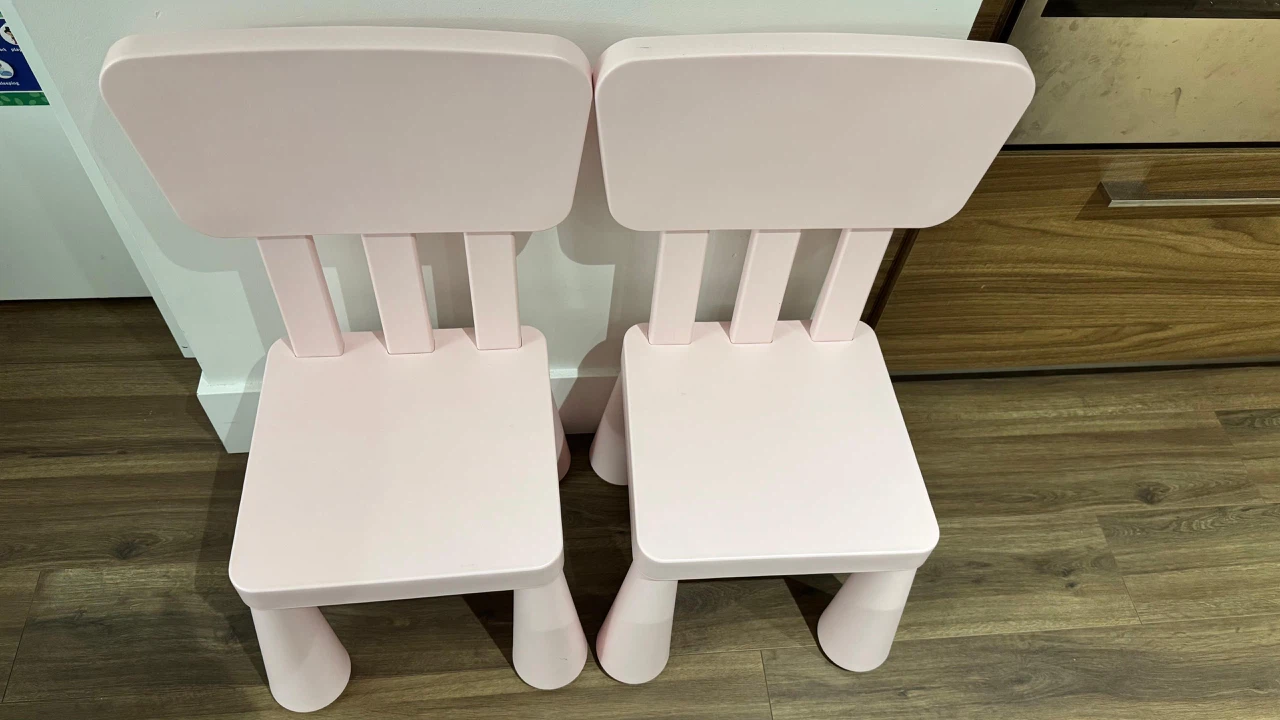 Two IKEA Mammut Childrens Chairs - photo 3