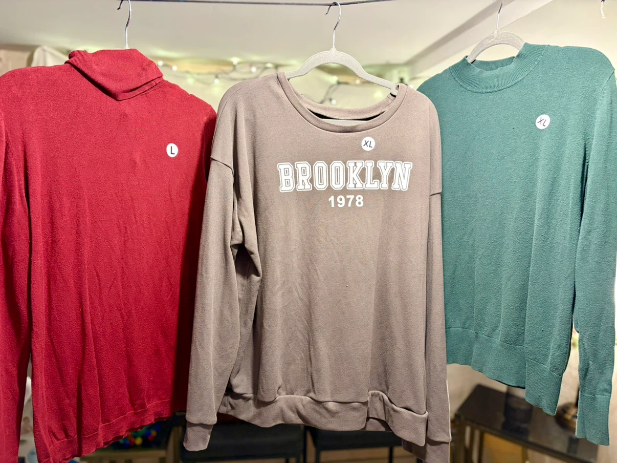 Assorted Women's Tops and Sweaters