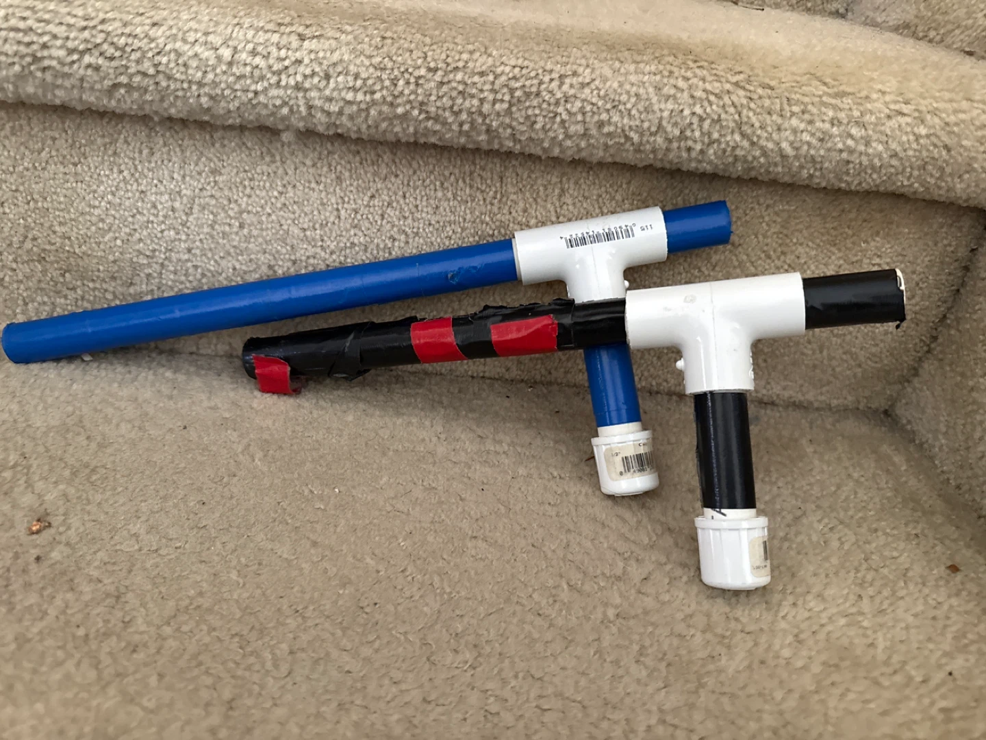 DIY PVC pipe marshmallow shooters