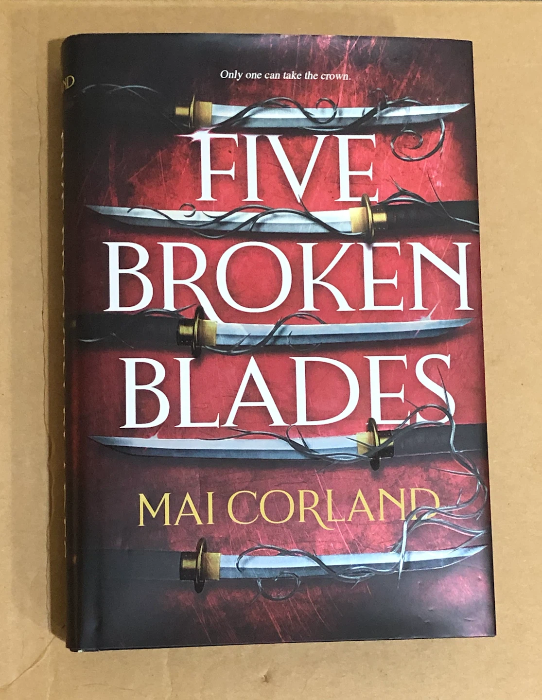 Five Broken Blades Special Edition Sprayed Edges Hardcover Book