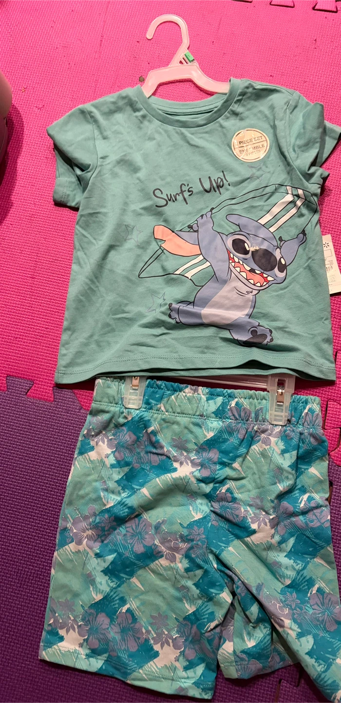 Disney Stitch 2-Piece Outfit Set ~ Size 5T