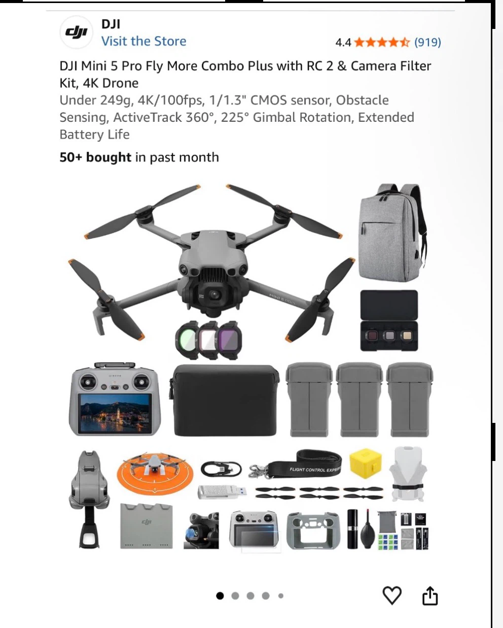 DJI Mini 5 Pro Fly More Combo Plus