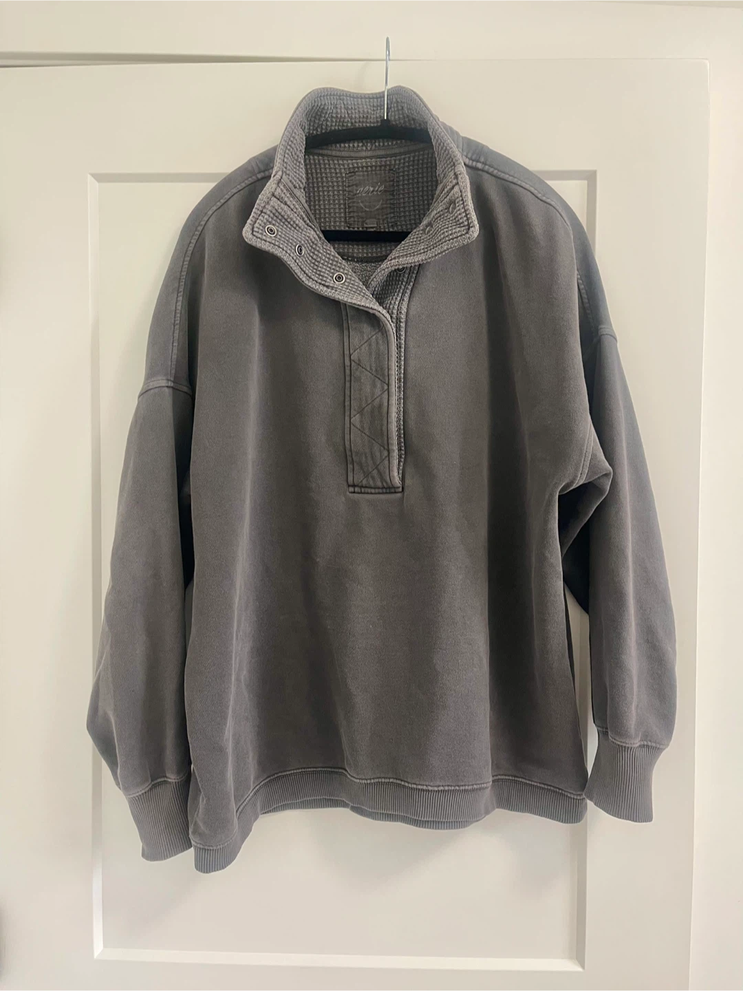 Aerie Getaway Quarter Snap Sweatshirt - photo 3