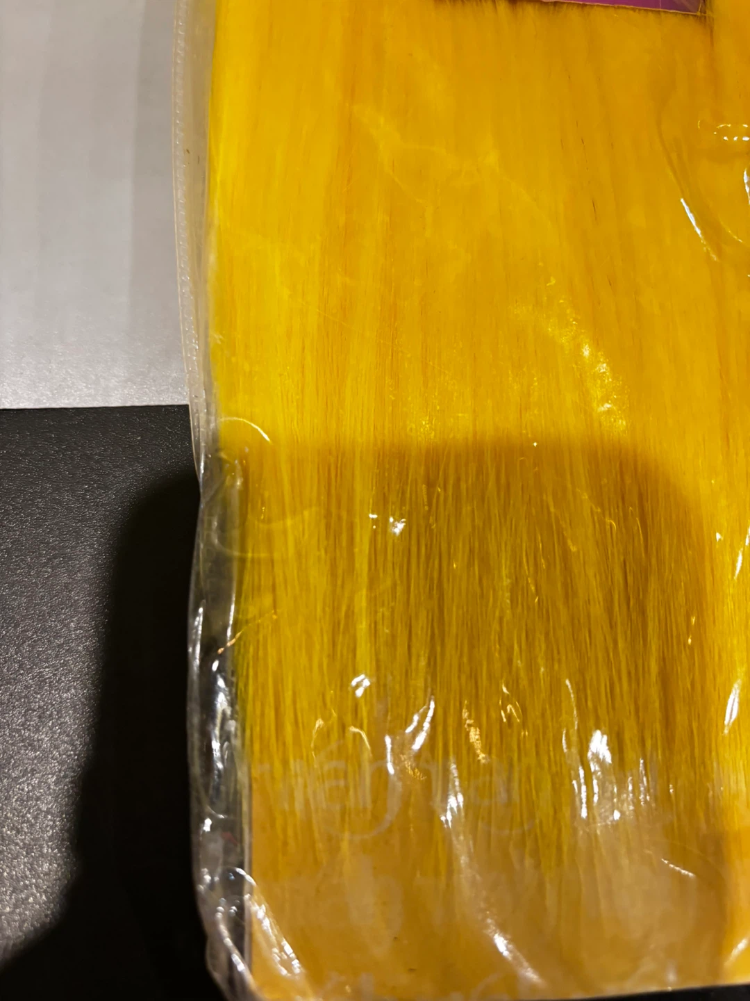 riah Premium Human Hair Yaki Weaving 10 Inch Yellow - photo 2