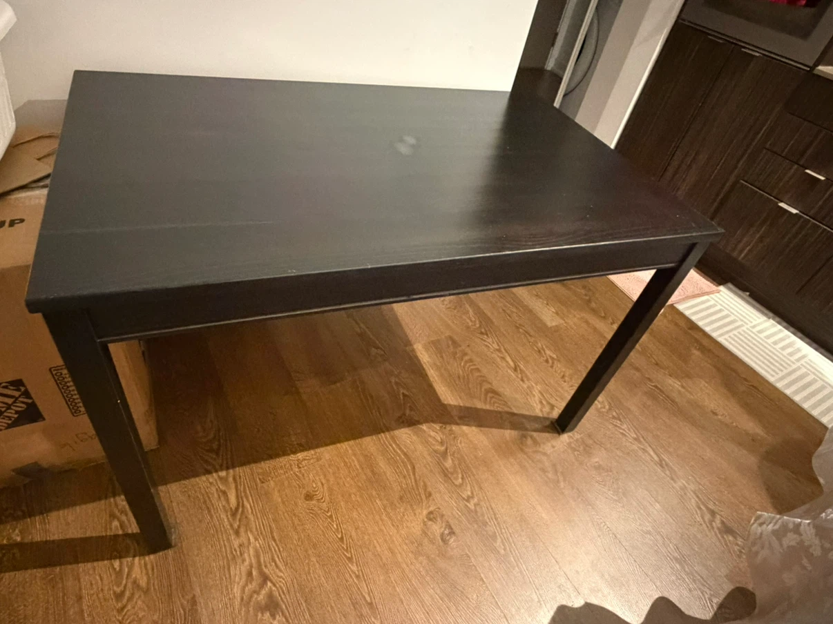 IKEA Black Dining Table - photo 2