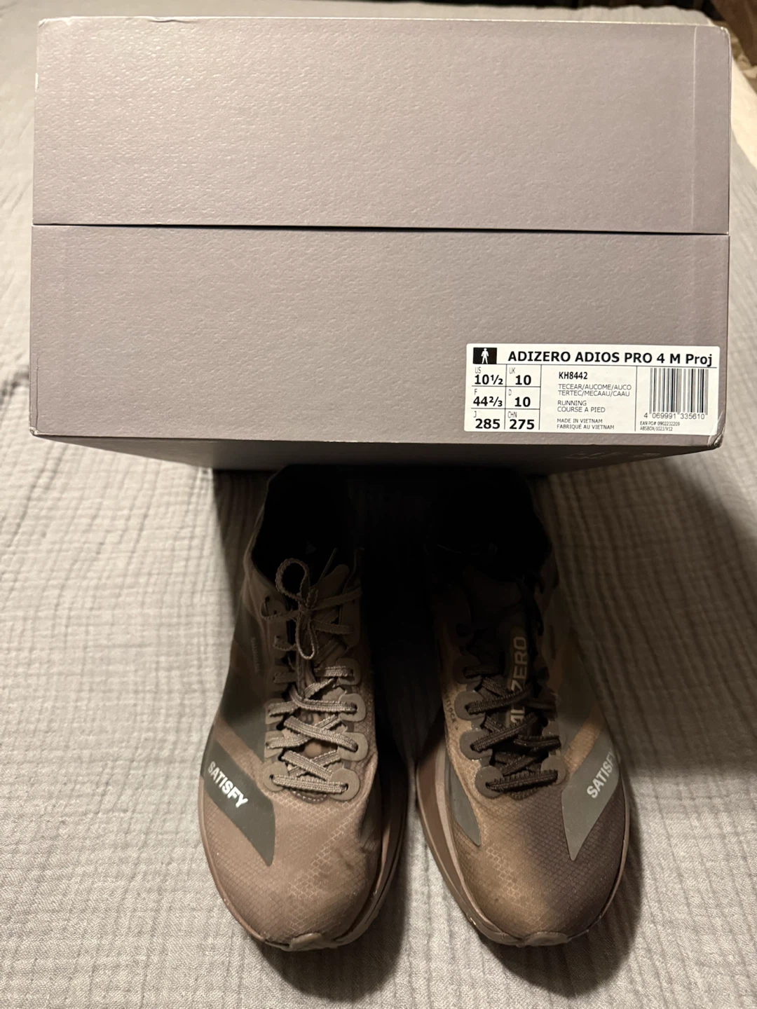Adidas x Satisfy Adizero Adios Pro 4 Running Shoes - photo 5