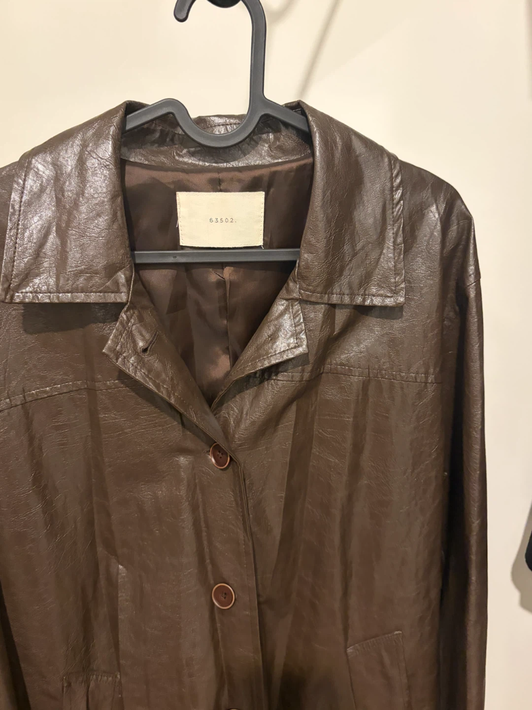 Brown Trench long Coat - photo 2