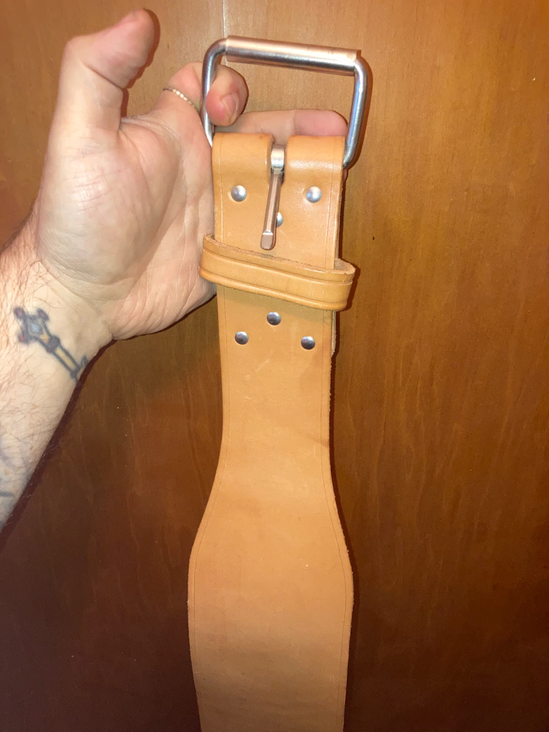Genuine Leather Weight Belt - Large - photo 2
