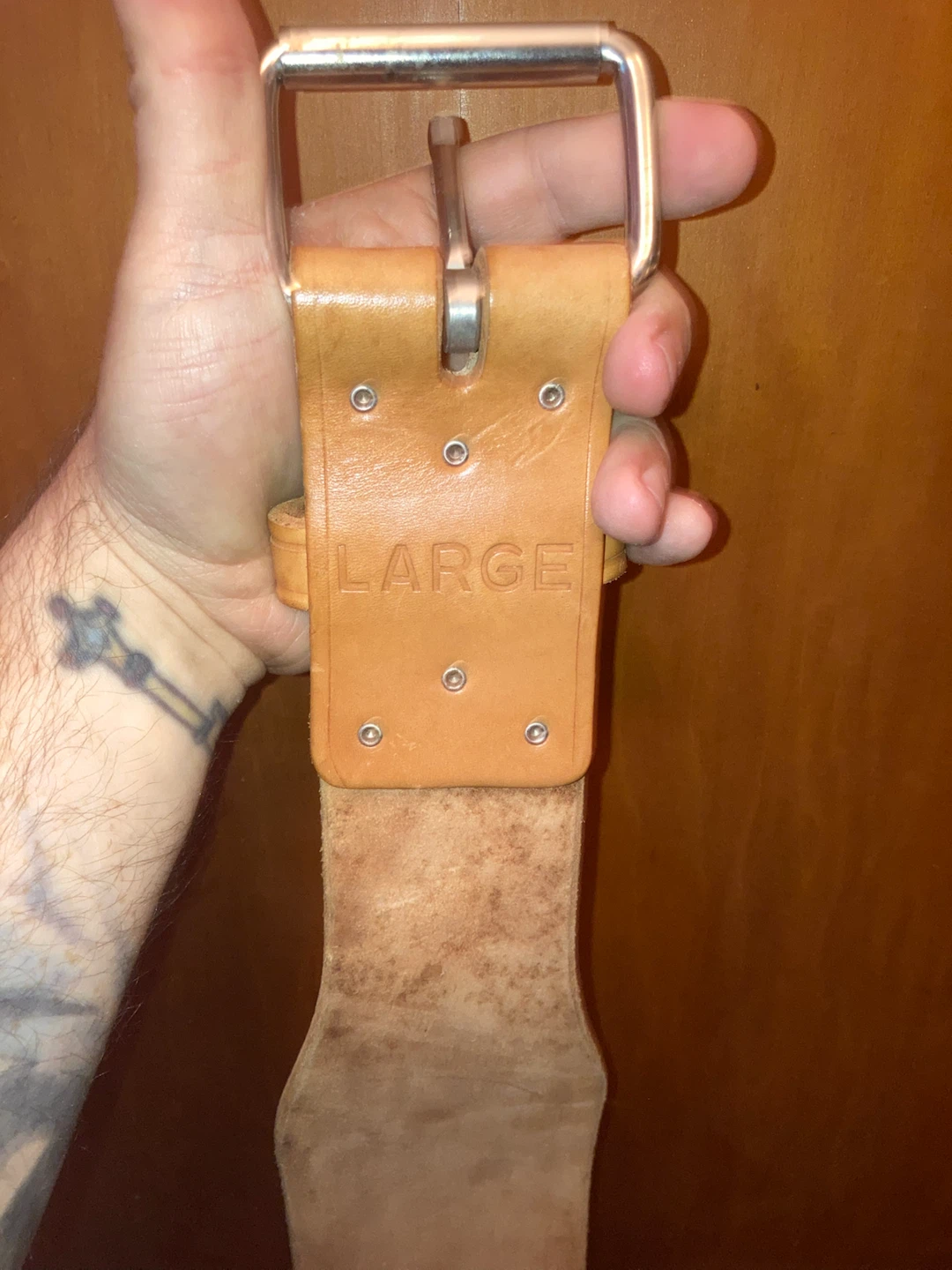 Genuine Leather Weight Belt - Large - photo 3