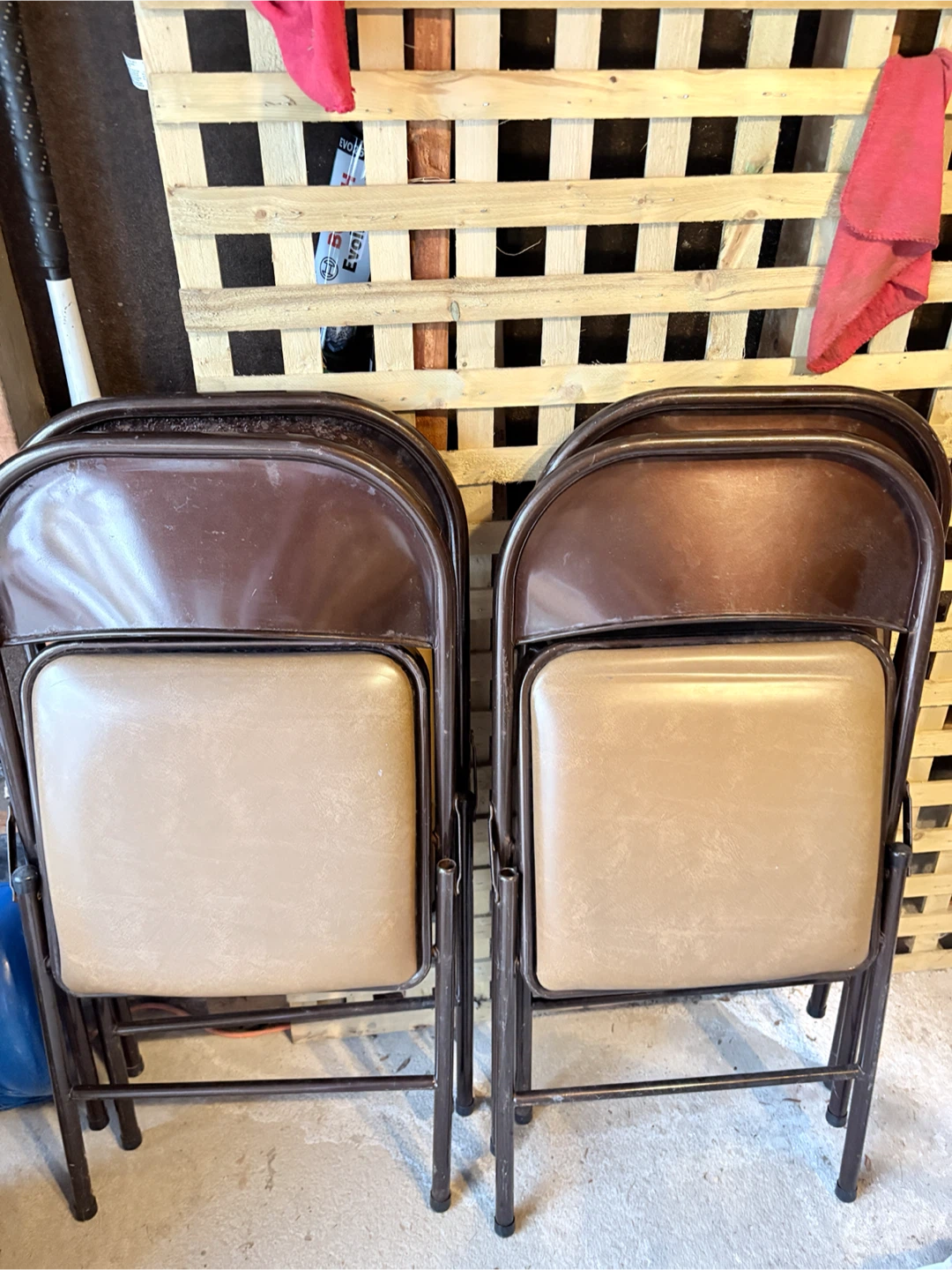 Set of Four Folding Chairs