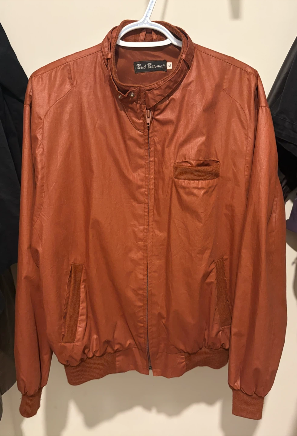 Orange Bomber Jacket