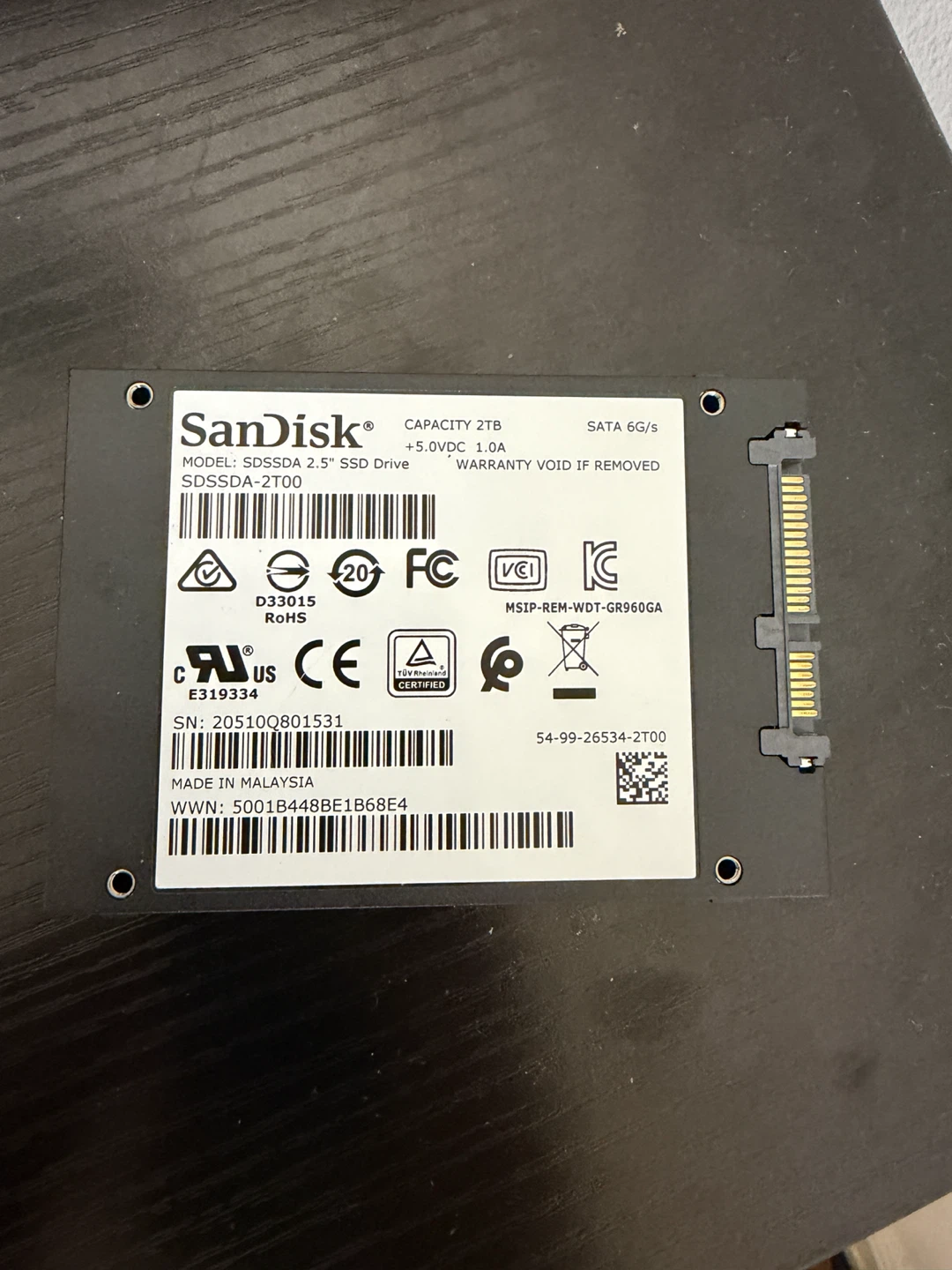 SanDisk 2TB SSD