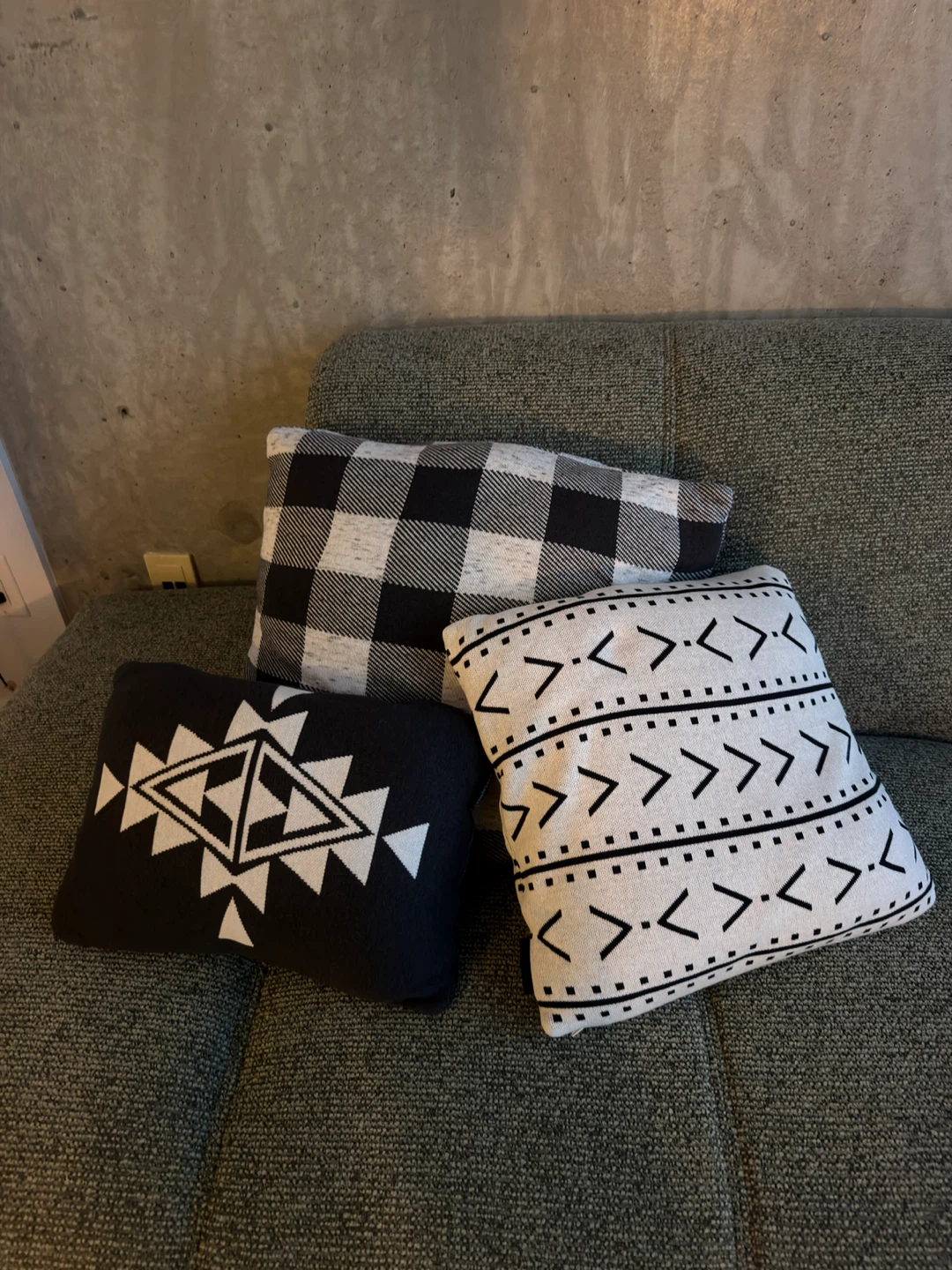 Pillows Set of 3 - Soft and Cozy for Couch