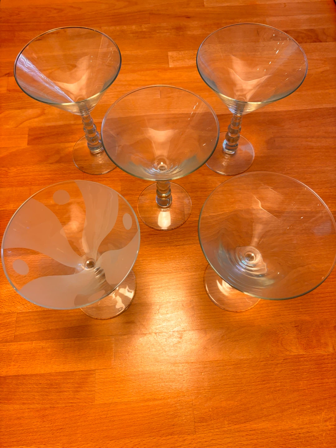 Set of 5 Libbey Martini Glasses - photo 2