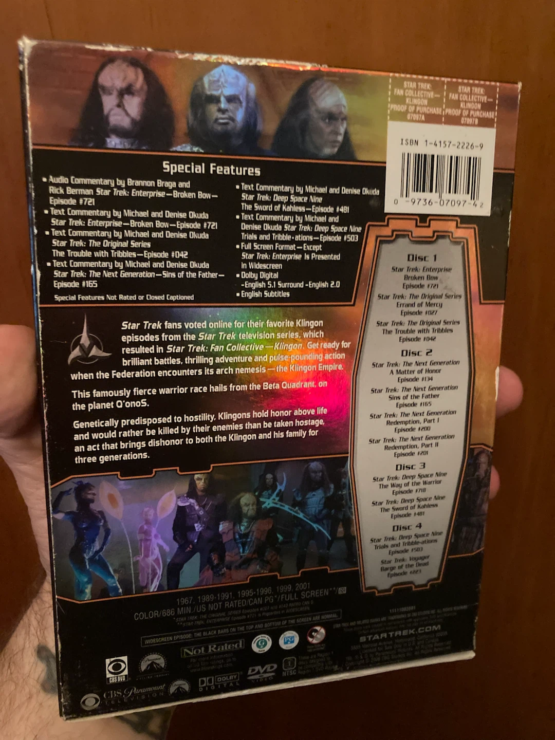Star Trek Fan Collection: Klingon (DVD) - photo 2