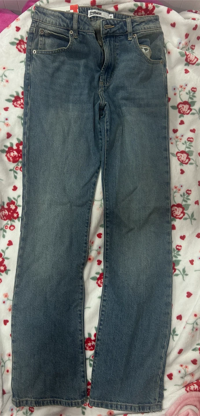 Garage Mid Rise Bootcut Jeans (Brand New)