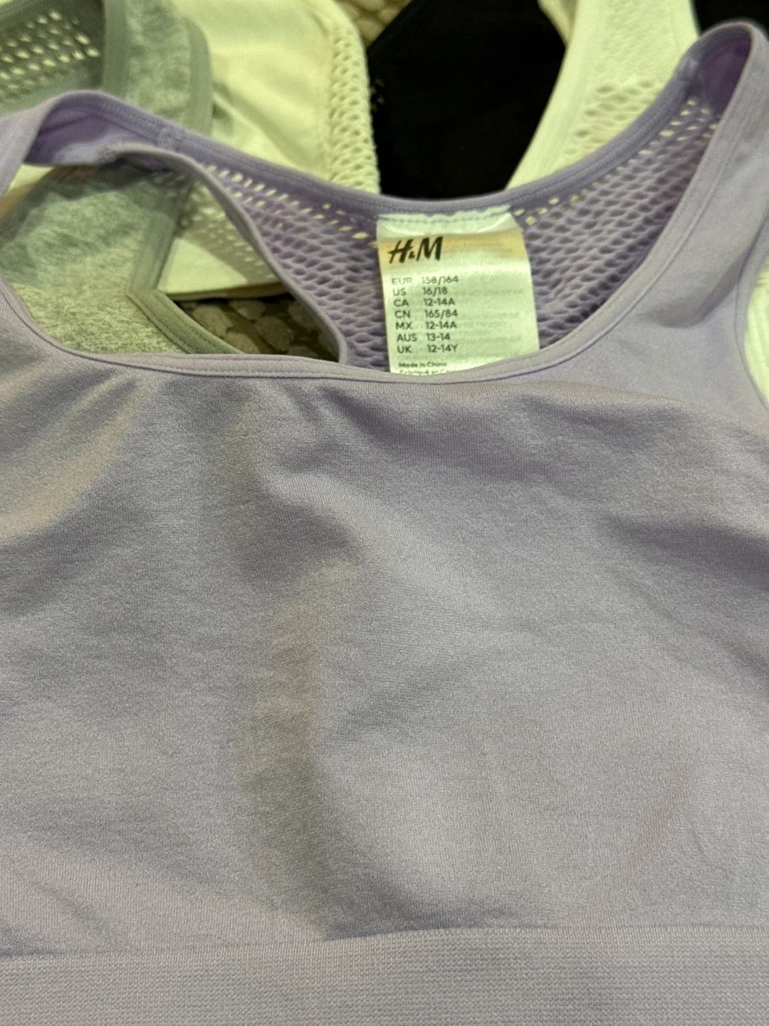 H&M Girls Sports Bras Size 12-14A - photo 5