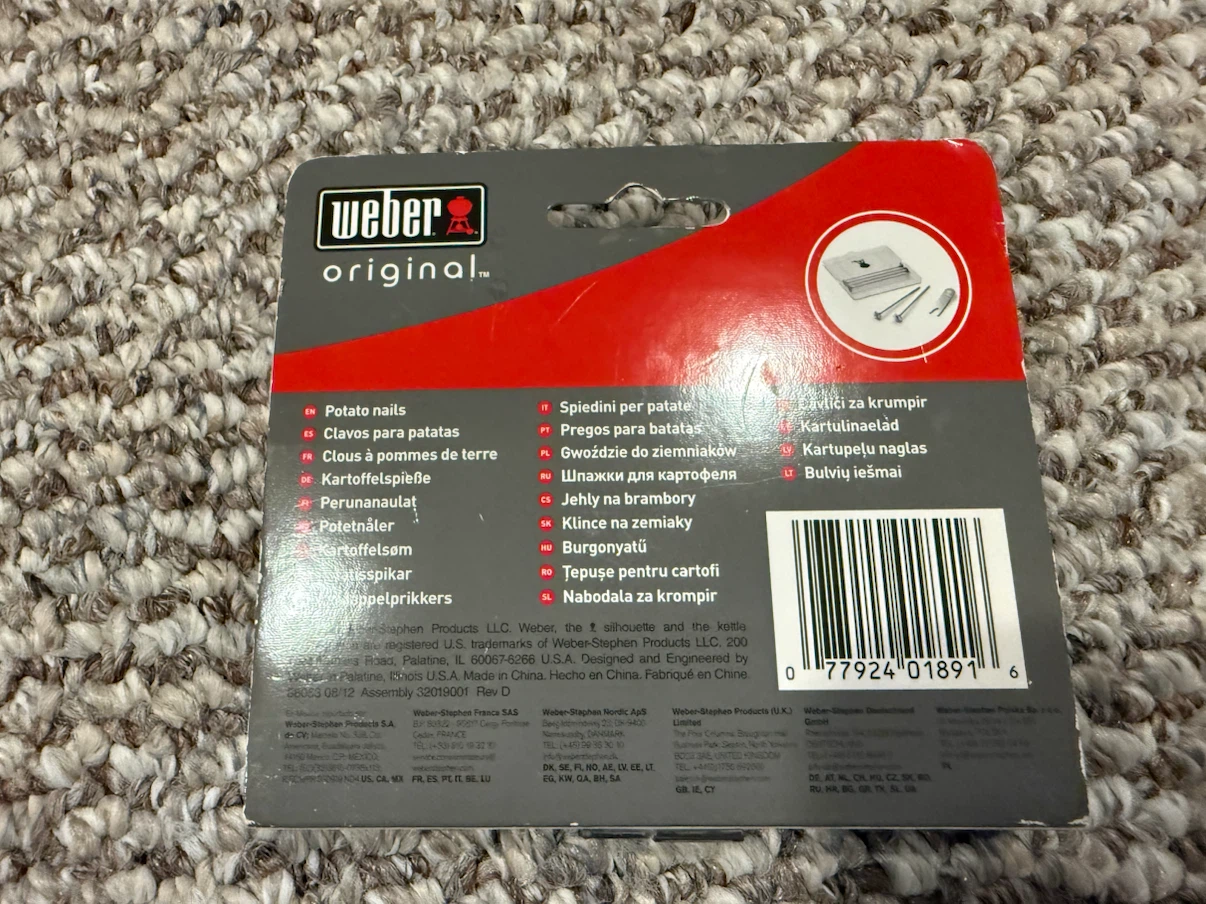 Brand new Weber Original Potato Nails - photo 3