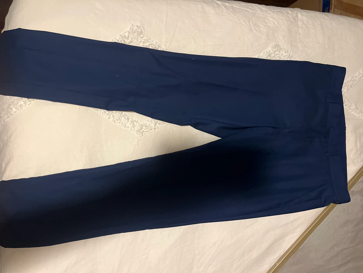 Zara Man Navy Suit Jacket and Trousers - photo 2