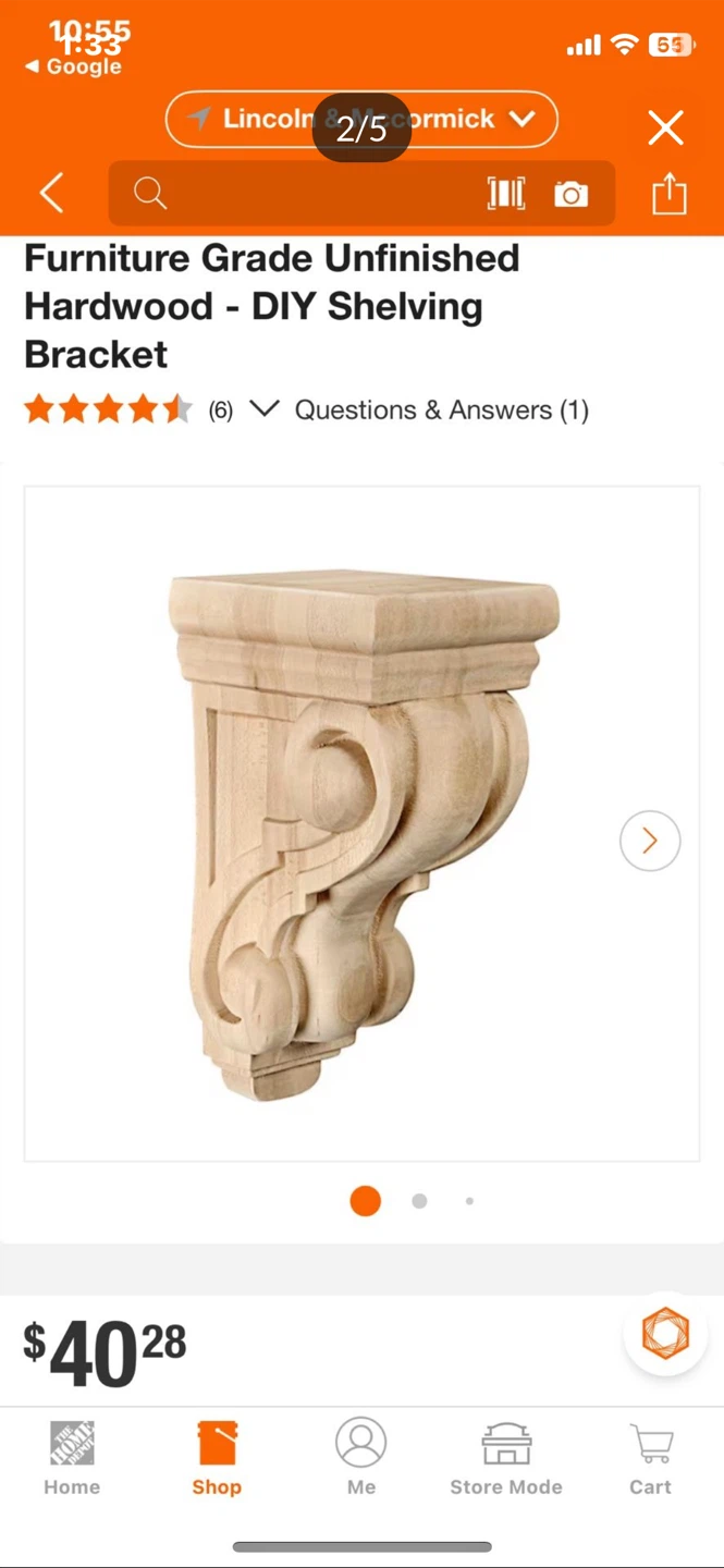 $14 each - Waddell Wood Corbels Set of 2 - photo 3