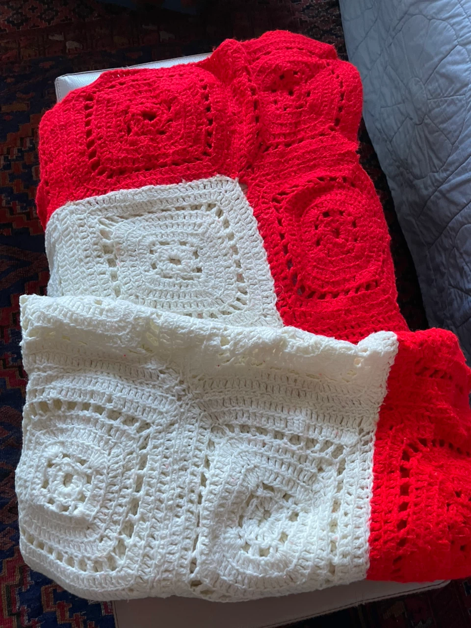 Vintage Hand Crochet Blankets - photo 3
