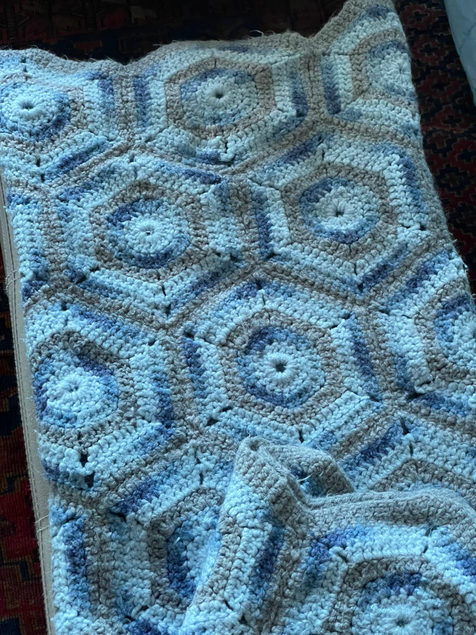 Vintage Hand Crochet Blankets - photo 5