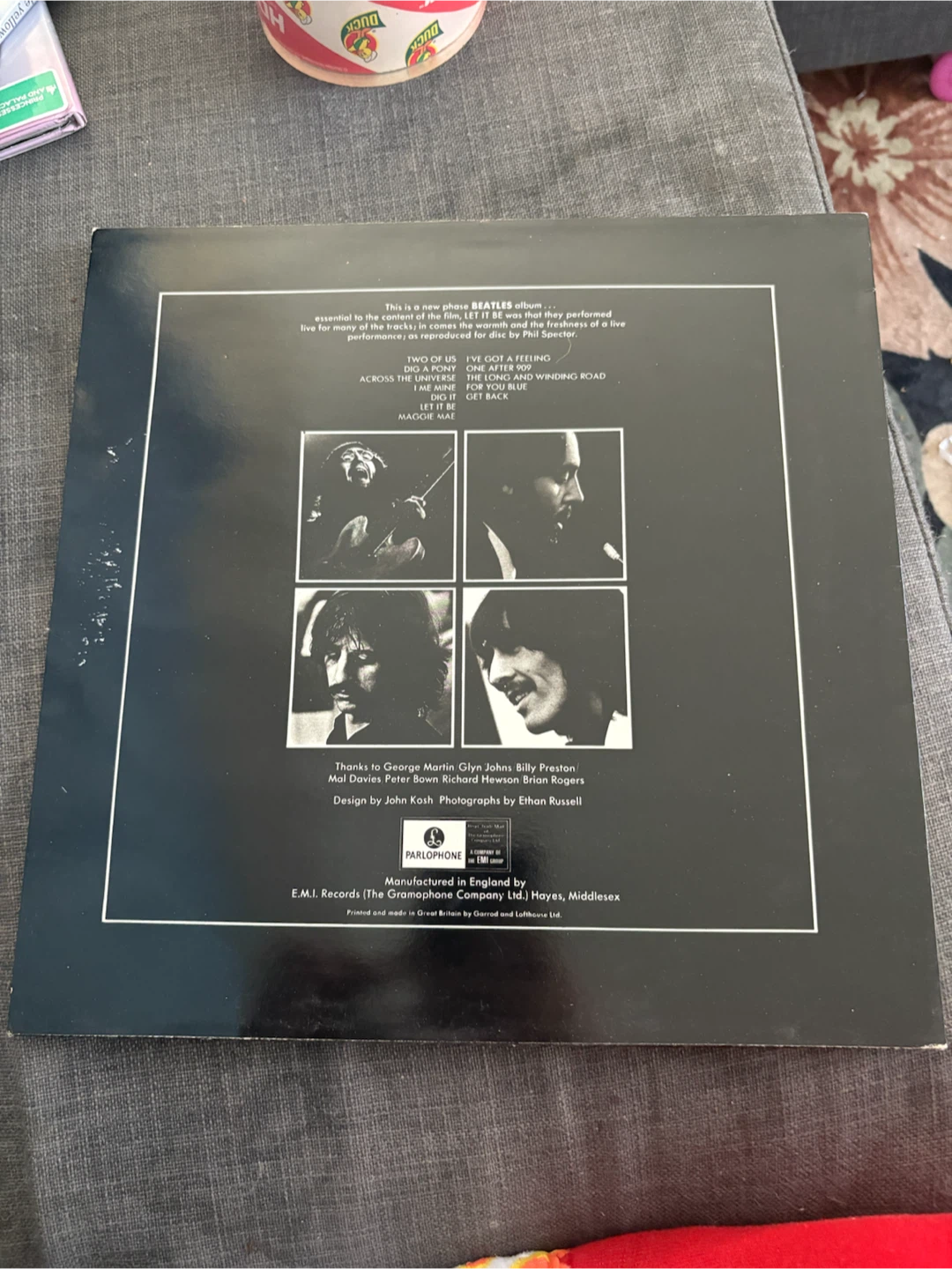 The Beatles Let It Be Vinyl Record - photo 2