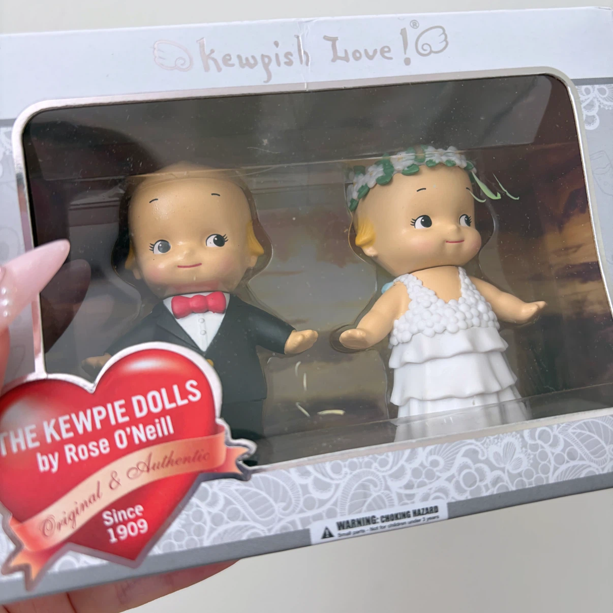 Kewpie Wedding Dolls Set Couple Dolls - photo 2