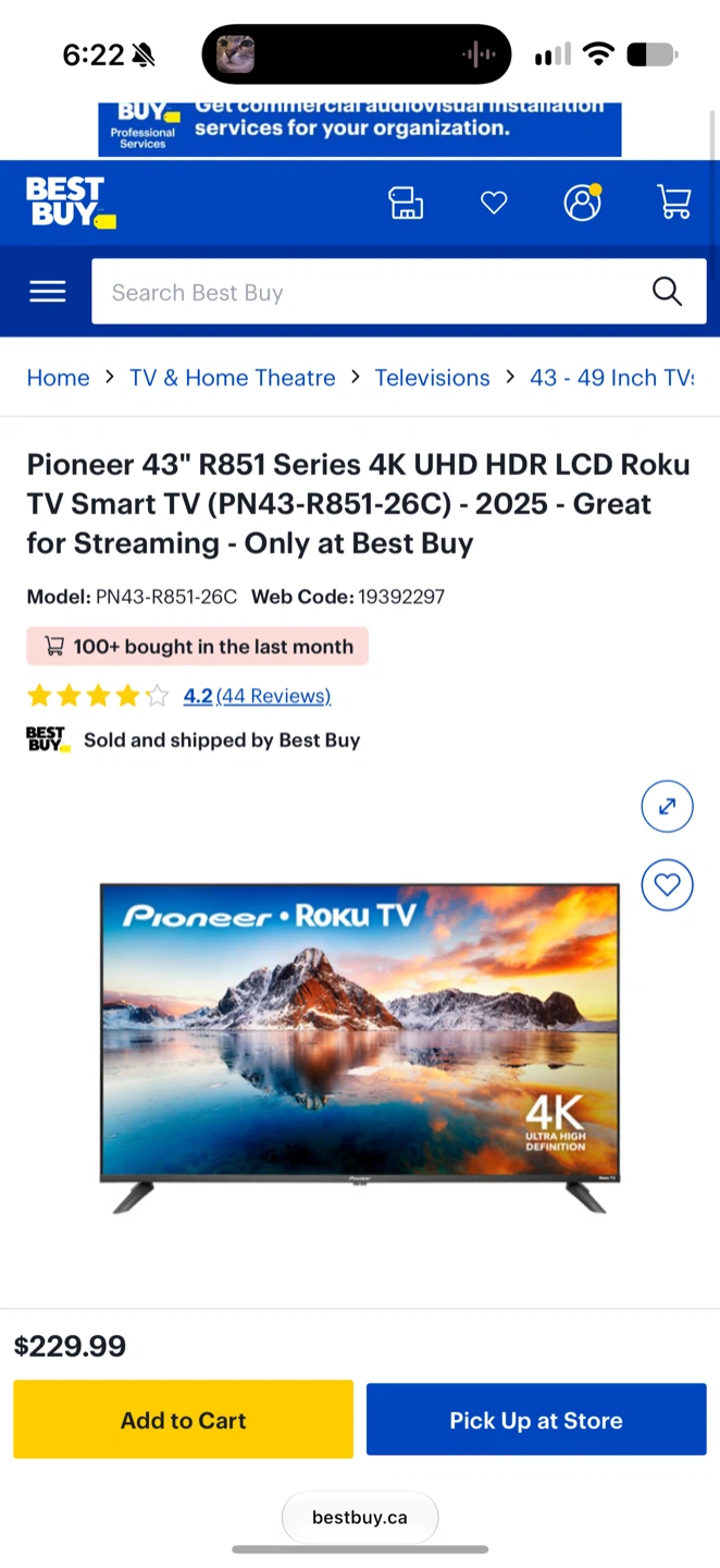 Brand new Pioneer Roku TV 43” 4K UHD - photo 3