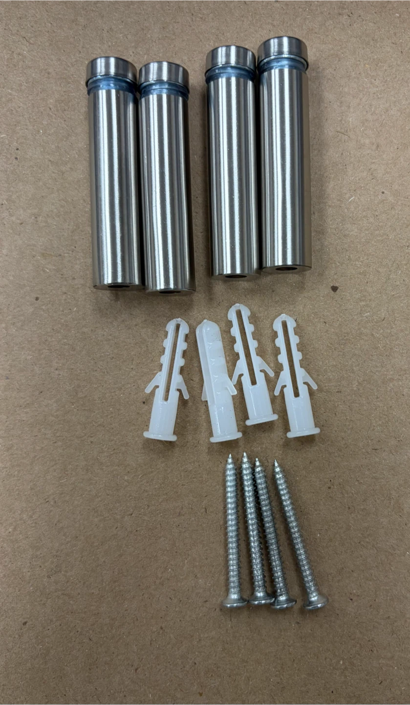Set of 4 Stainless Steel Standoff Mounts