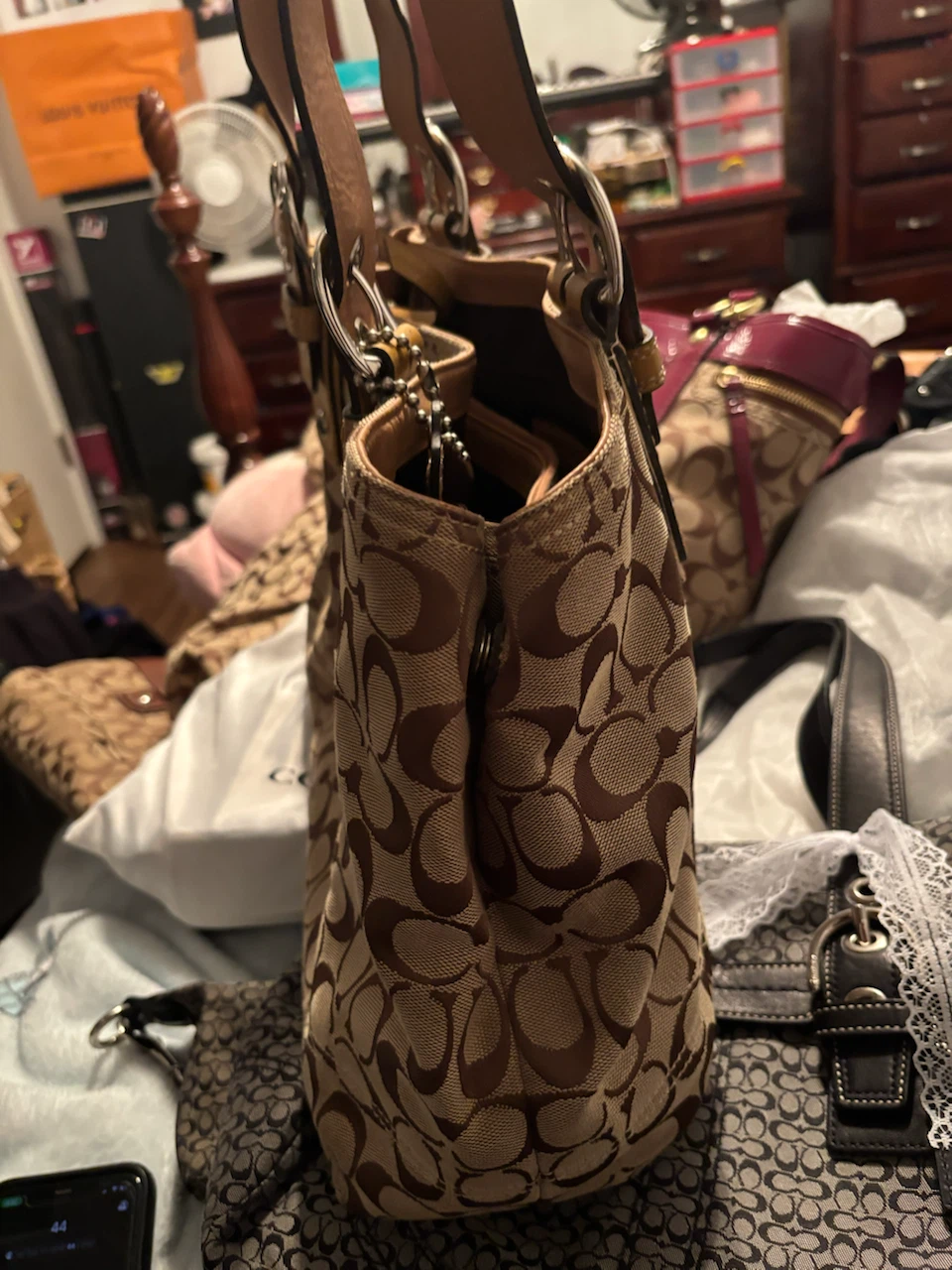 Coach Signature Canvas Tote Bag - photo 2