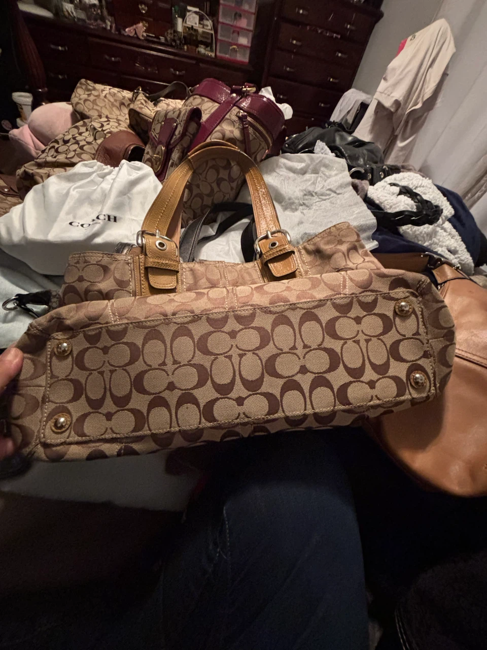 Coach Signature Canvas Tote Bag - photo 3