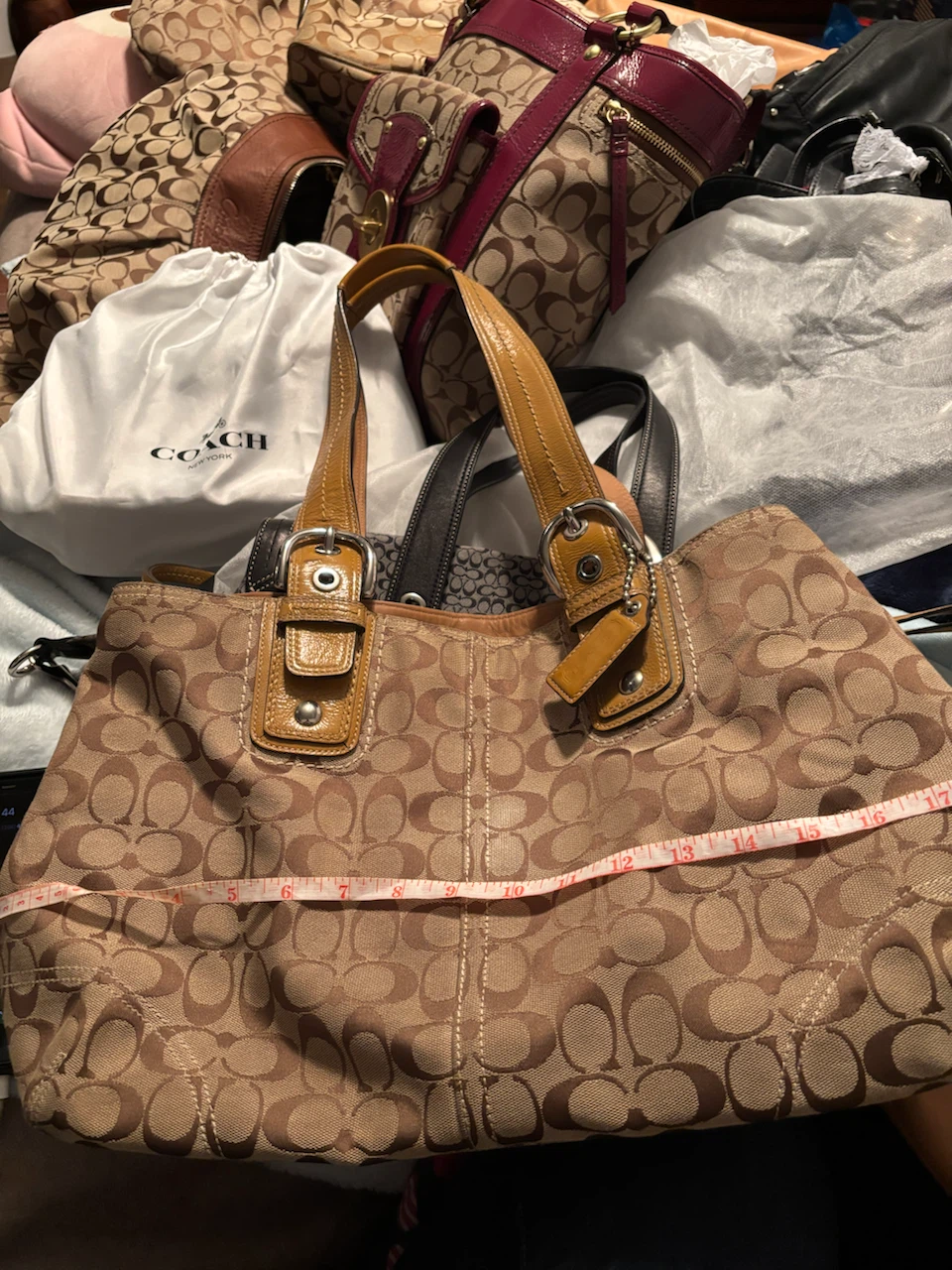 Coach Signature Canvas Tote Bag - photo 4