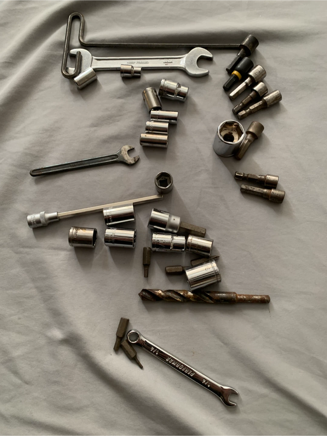 Assorted Hand Tools and Socket Set