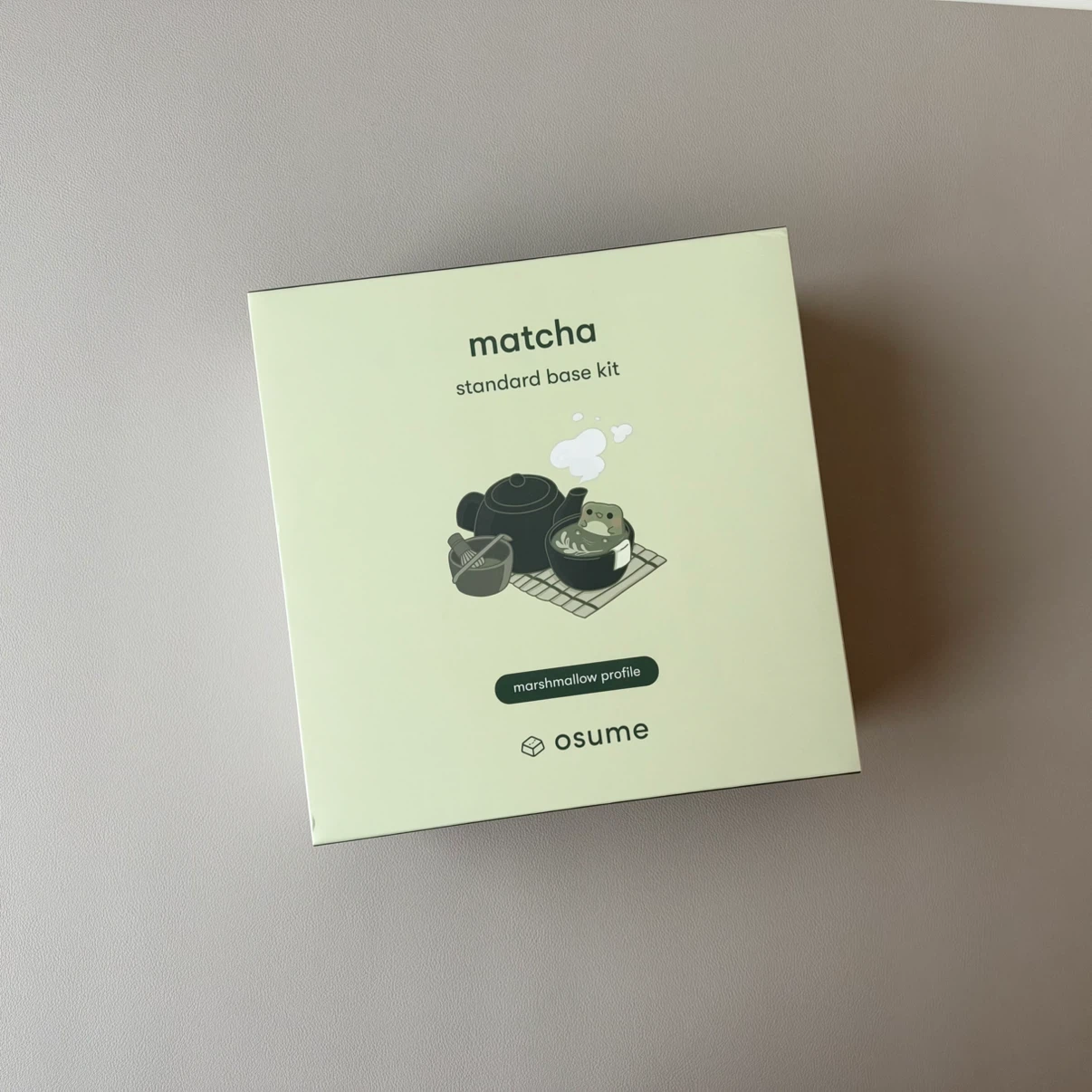 Osume Matcha Marshmallow Base Keycap Kit