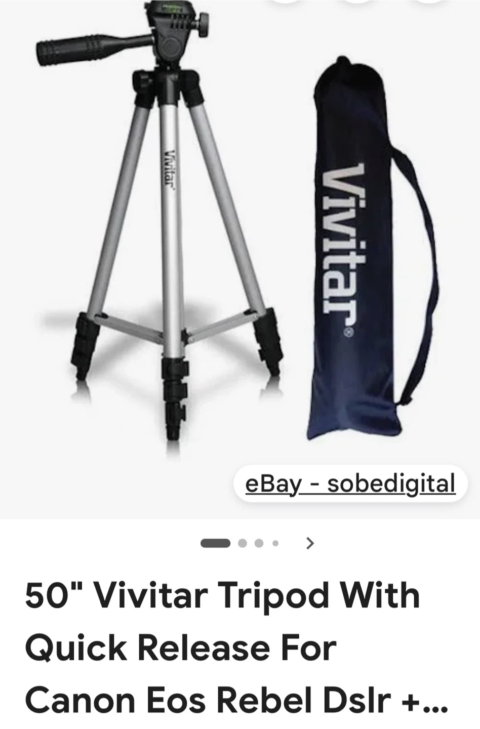 Vivitar tripod