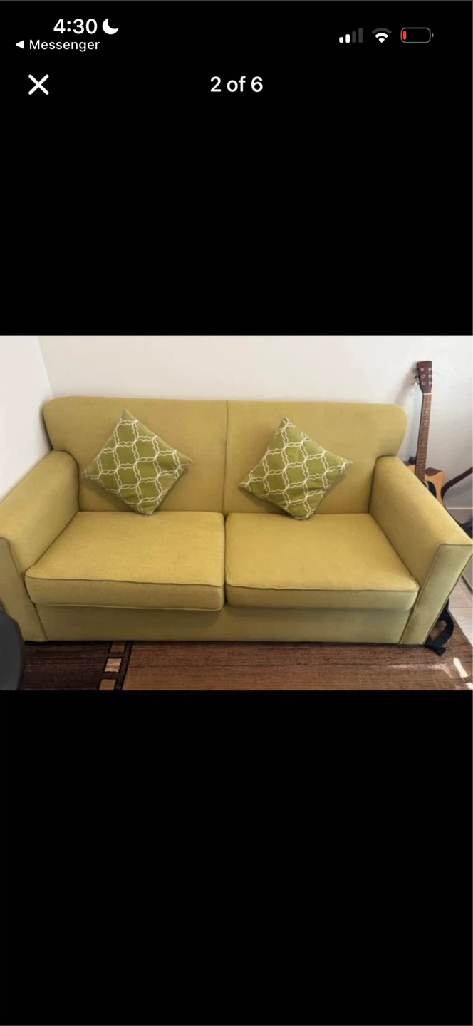 Olive Green Sofa Bed