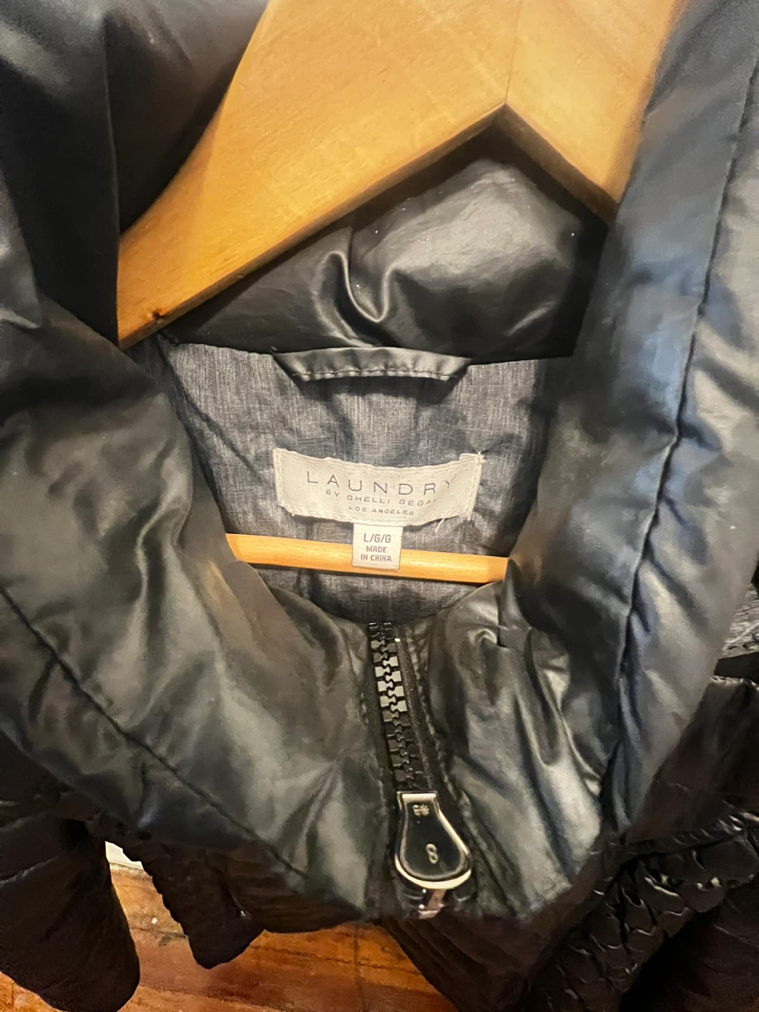 Laundry by Shelli Segal Black Puffer Jacket - photo 3