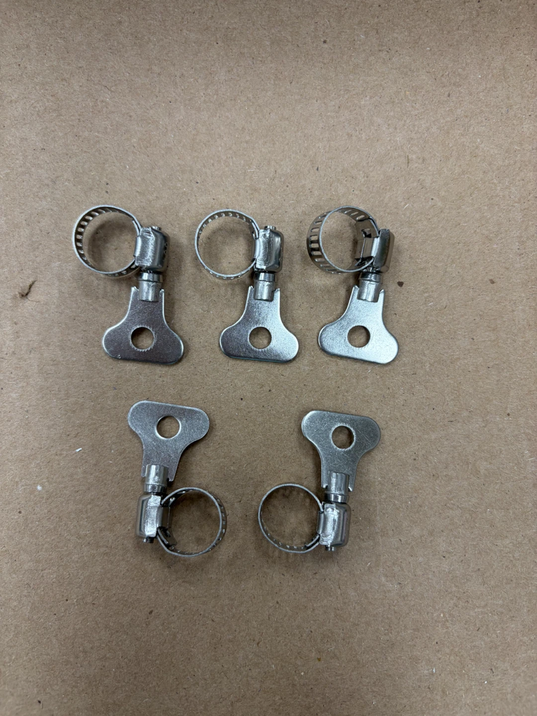 5 Stainless Steel Key Hose Clamps
