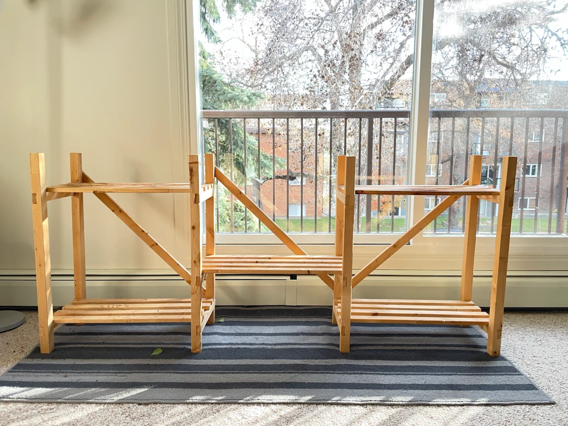Wooden Multi-Tiered Plant Stand - photo 2