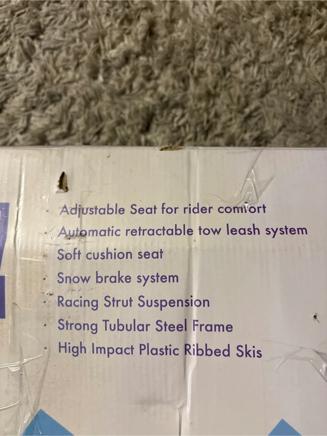 Sno Race Pro Kids Snow Sled - photo 2