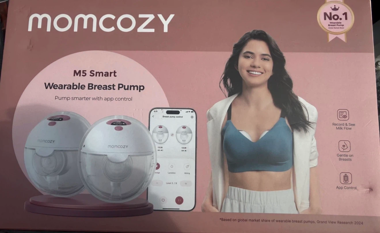 Momcozy M5 Smart Wearable Breast Pump - photo 3