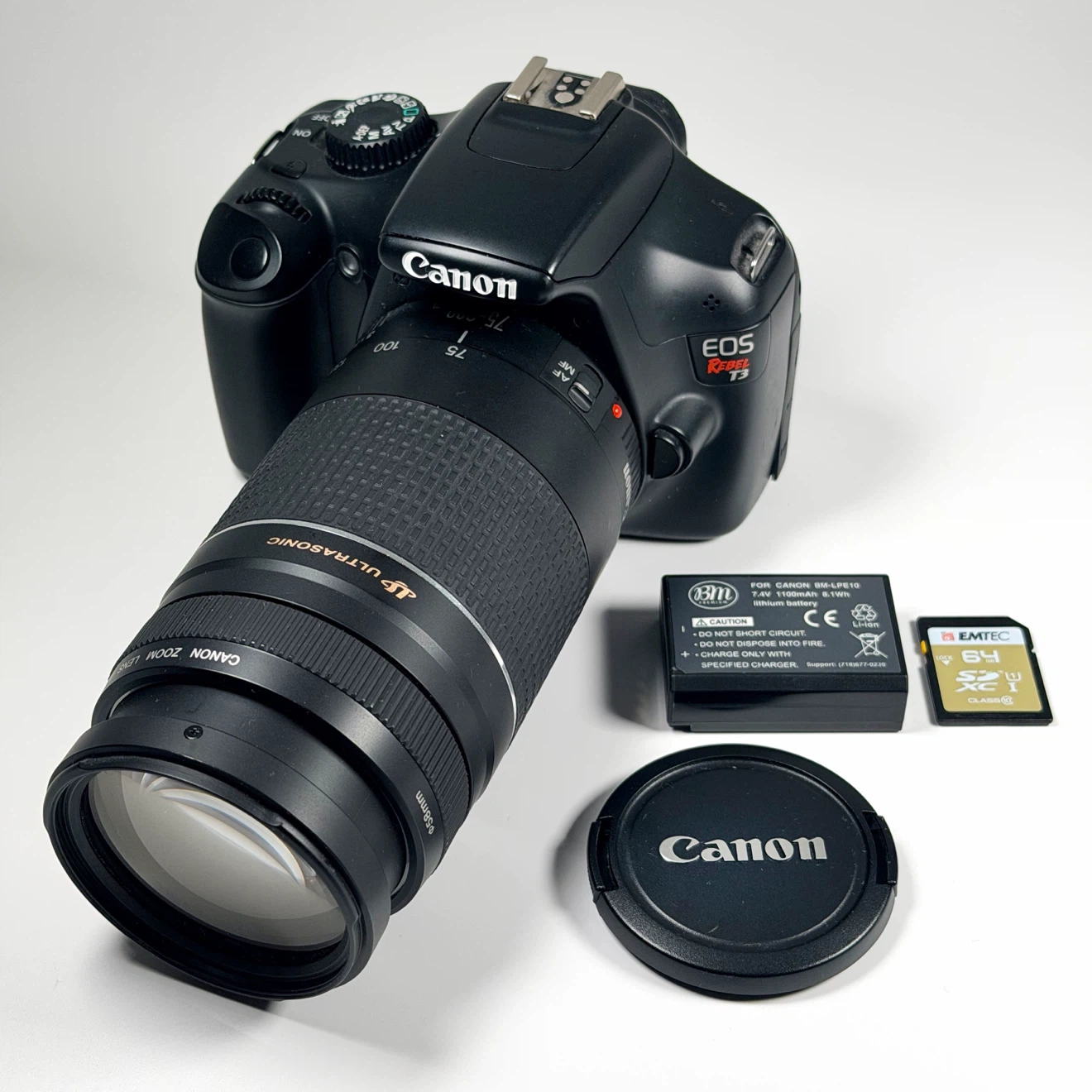 Canon Rebel T3 Digital Camera w/ Extras - photo 2