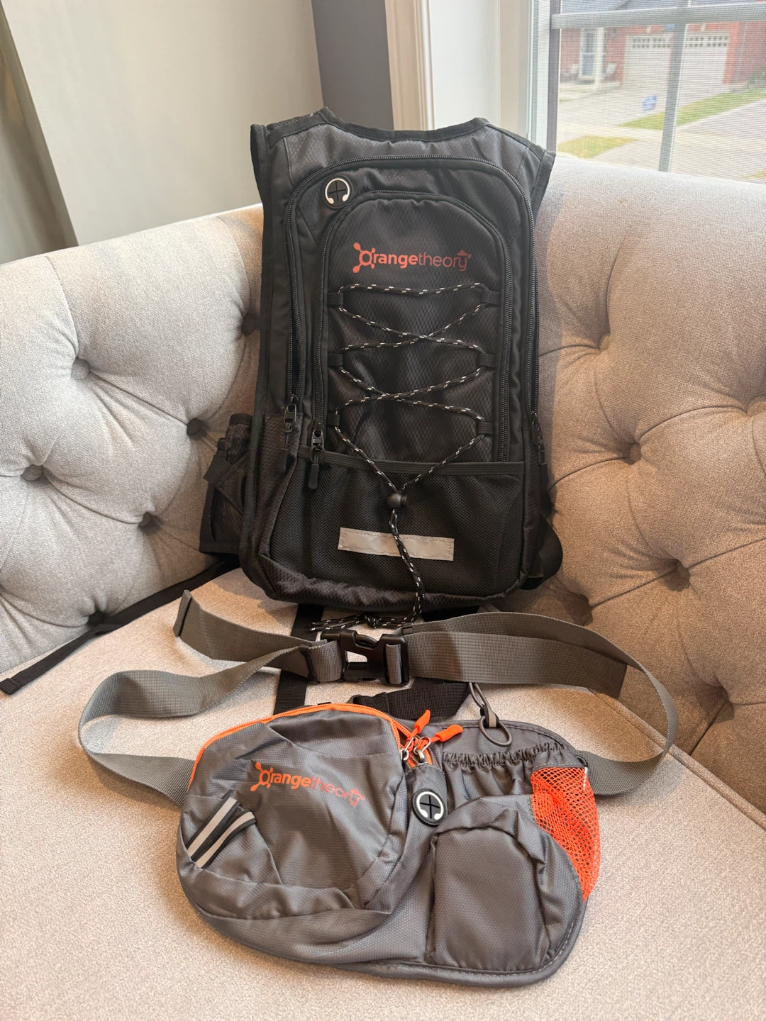 NEW Orangetheory Hydration Running Backpack/Waist Pack Set