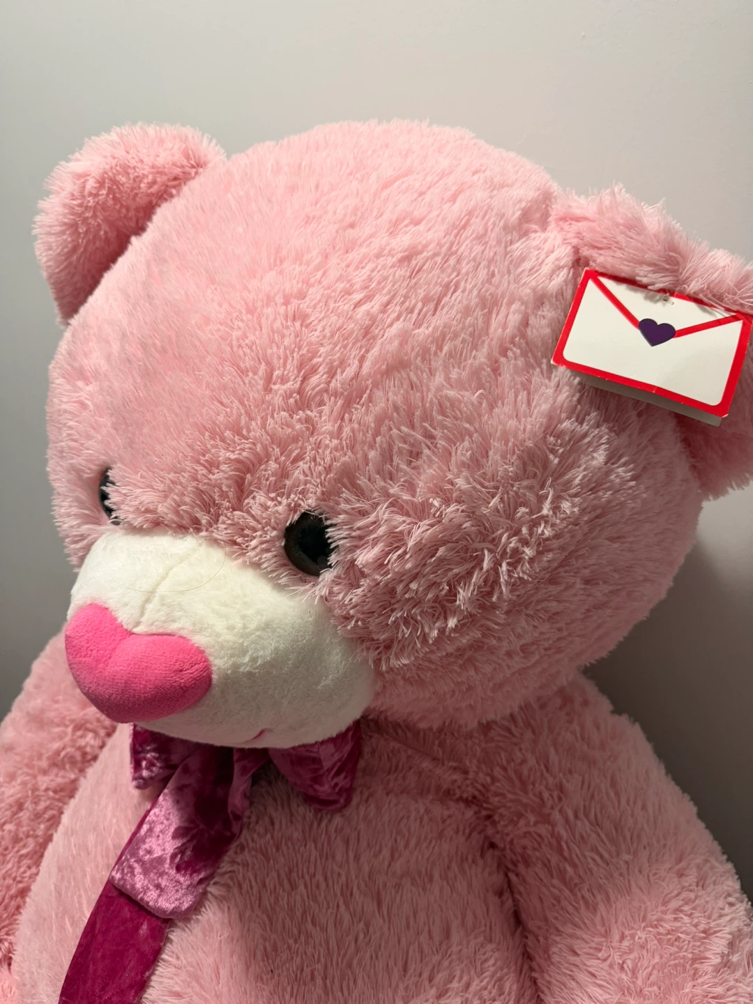 Large Pink Plush Teddy Bear - photo 3