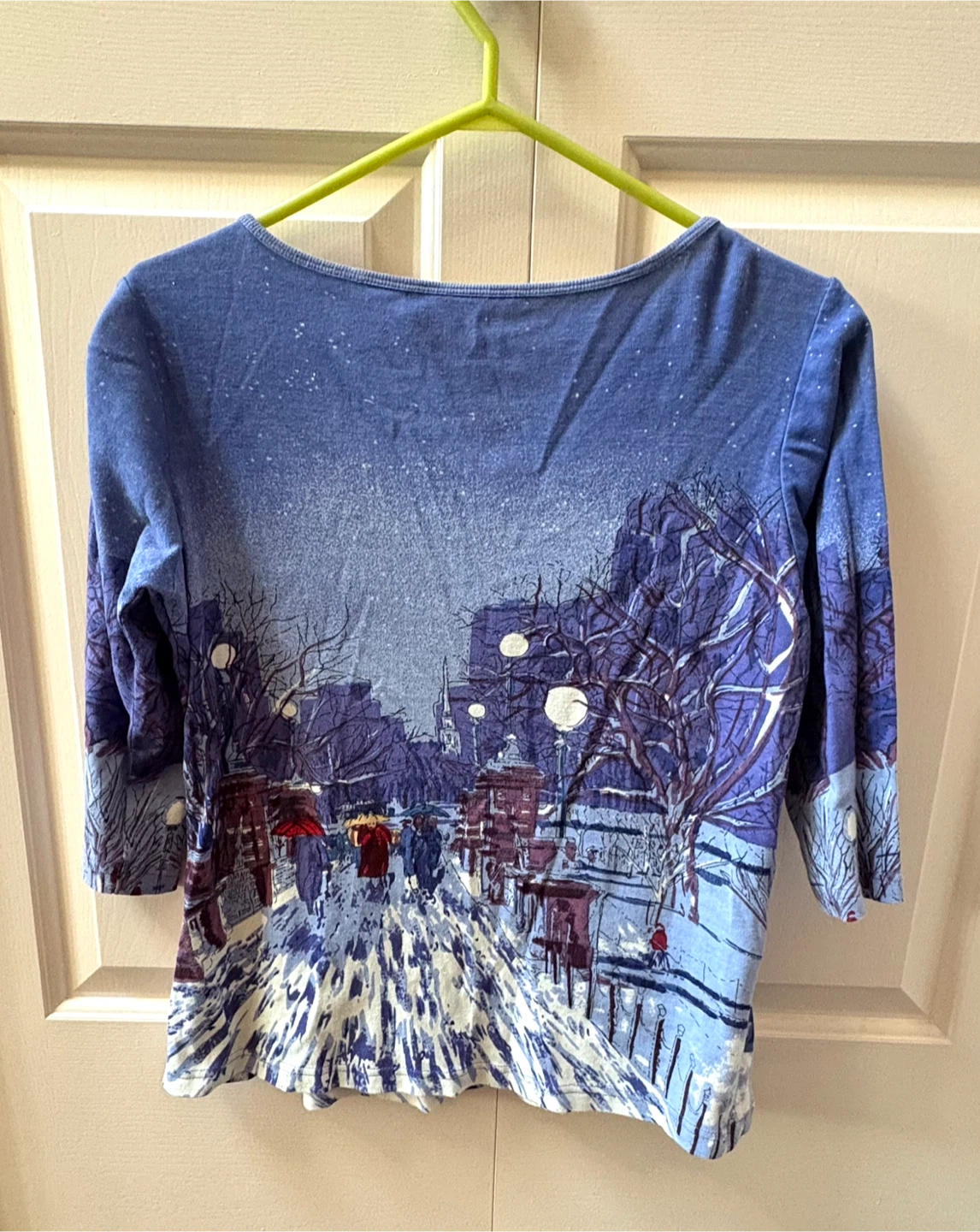 Winter Scene Long-Sleeve Shirt -S - photo 3