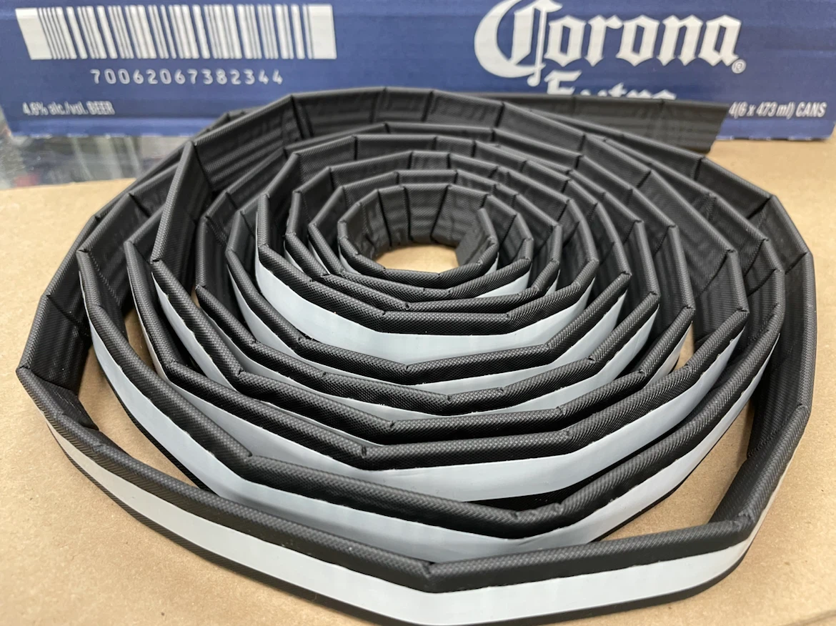 Self-Adhesive Door Weather Stripping Seal - photo 3